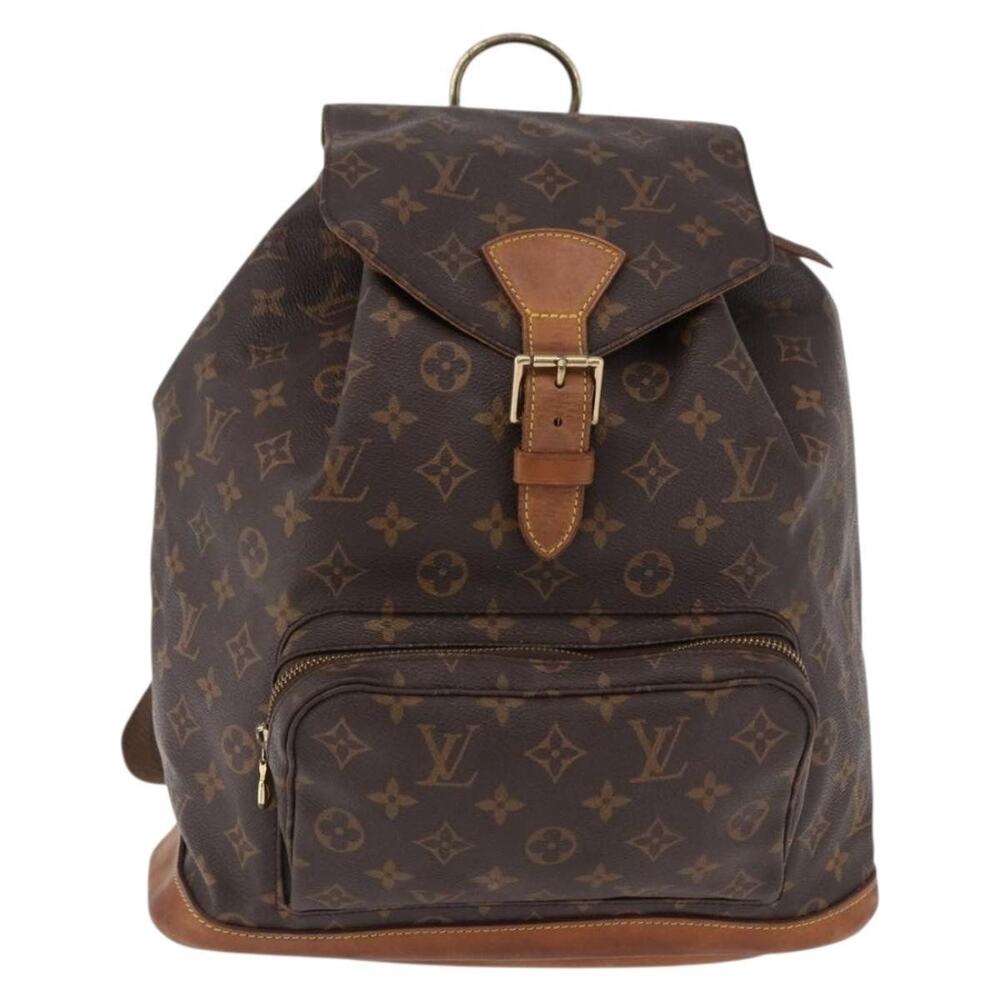 Louis Vuitton Monogram Montsouris GM Backpack Brown